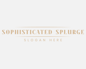 Sophisticated Beauty Brand logo design