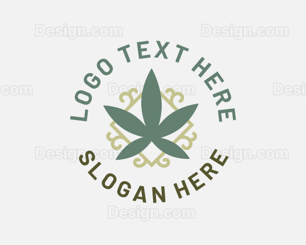 Marijuana Herb Leaf Logo