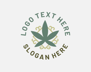 Marijuana Herb Leaf  logo