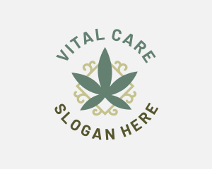 Marijuana Herb Leaf  logo