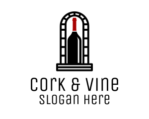 Wine Cellar Arch logo design