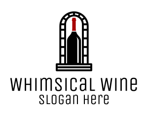 Wine Cellar Arch logo design