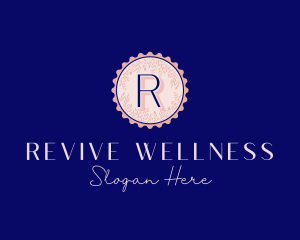 Beauty Wellness Foliage logo design