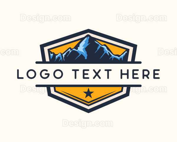 Mountain Peak Alps Logo