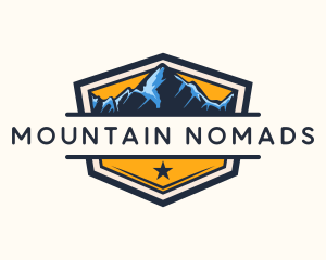 Mountain Peak Alps  logo design