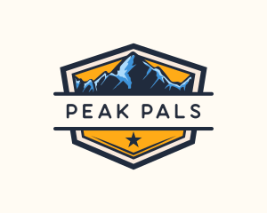 Mountain Peak Alps  logo design