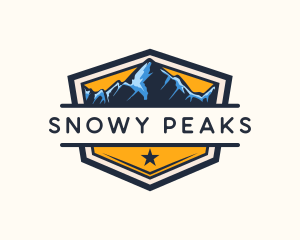 Mountain Peak Alps  logo design