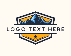 Mountain - Mountain Peak Alps logo design