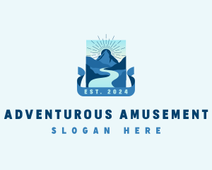 Mountain Peak Adventure logo design