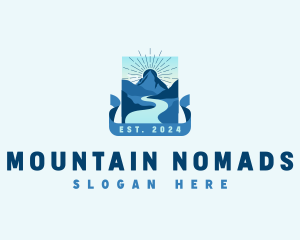 Mountain Peak Adventure logo design