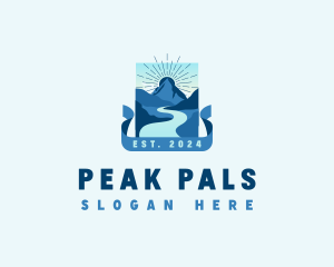 Mountain Peak Adventure logo design