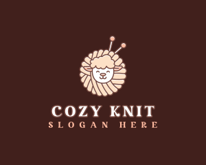 Sheep Crochet Yarn logo design