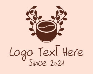 Organic Coffee Cup logo