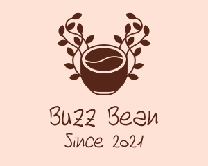 Organic Coffee Cup logo design