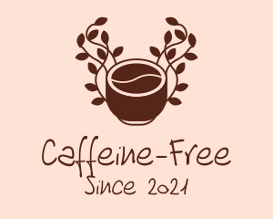 Organic Coffee Cup logo design