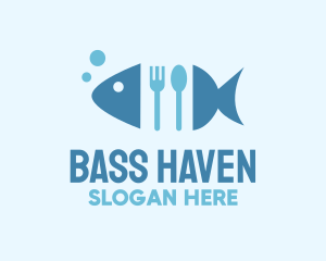 Fish Seafood Cutlery Diner logo