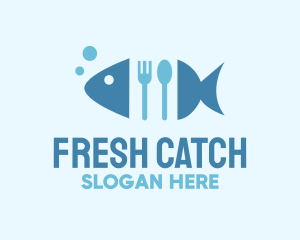 Fish Seafood Cutlery Diner logo