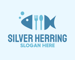 Fish Seafood Cutlery Diner logo