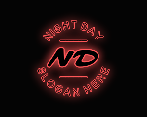 Night Club Signage logo design