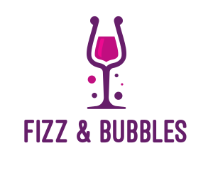 Purple Wine Glass logo