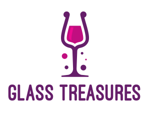 Purple Wine Glass logo