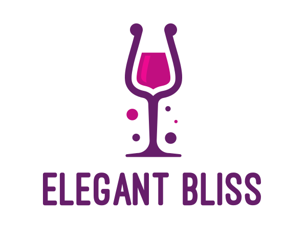 Purple Wine logo example 4