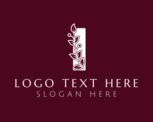 Organic Cosmetic Letter I logo