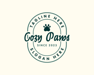 Pet Paw Vet Business logo design