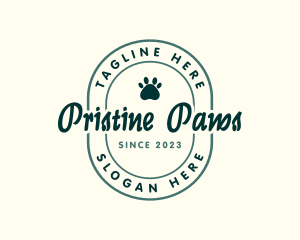 Pet Paw Vet Business logo design