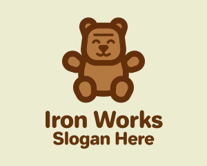 Brown Teddy Bear Logo