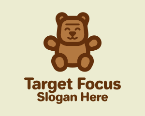 Brown Teddy Bear Logo