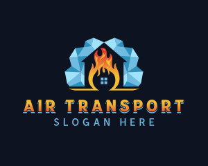 Ice Thermal Air Conditioning logo design