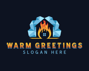 Ice Thermal Air Conditioning logo design