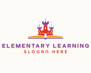 Castle Daycare Learning  logo design