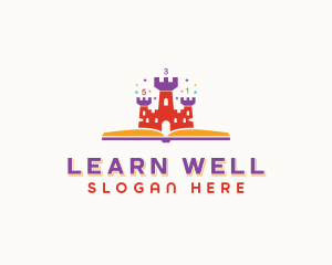 Castle Daycare Learning  logo design