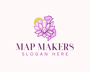 Vietnam Flower Gardening logo design