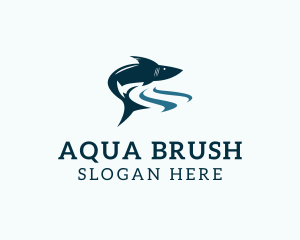 Shark Surf Zoo logo design