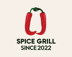 Hand Spicy Pepper  logo design