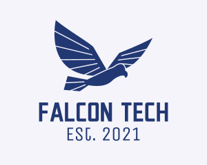 Falcon Bird Predator  logo