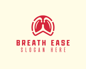 Respiratory Lung Oxygen logo design