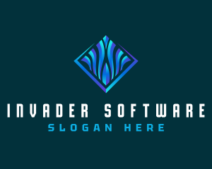 Cube Software Developer logo design