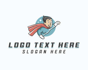 Cartoon Comic Superhero Logo