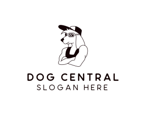 Pet Dog Grooming logo design