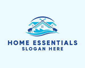 House Pressure Washer logo design