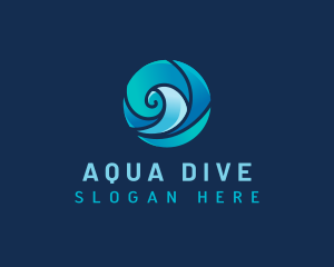 Marine Water Park logo design