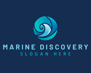 Marine Water Park logo design