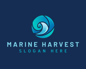 Marine Water Park logo design