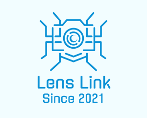 Digital Camera Lens logo design