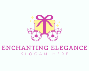 Gift Box Chariot logo design