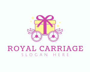 Gift Box Chariot logo design